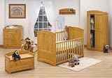 Tutti Bambini Barcelona Room Set-Beech + FREE Glider & Stool