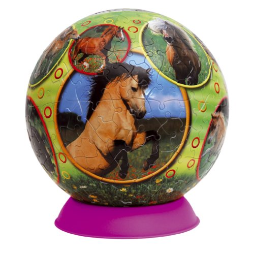 Childrens Toyshop  Toys : Ravensburger Puzzleball - Photographic Horses (240 pieces)