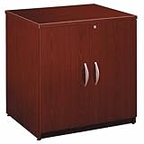 Bush Furniture Series C Mahogany Storage Cabinet 30-Inch