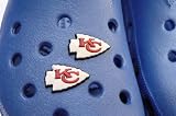NFL KANSAS CITY CHIEFS Official Jibbitz Crocs Shoe Charms NEW COMPLETE SET