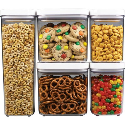 OXO 5-Piece POP TOP Containers Set