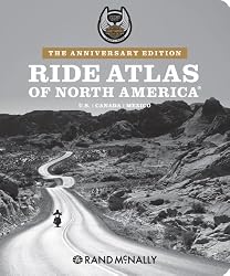 Ride Atlas of North America: U.S., Canada, Mexico [With Wall Map]
