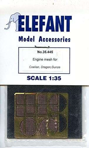 Elefant 1:35 Engine Mesh for Coelian Dragon Gunze - PE #35.445