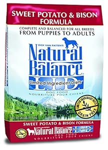 Dick Van Patten's Natural Balance Limited Ingredient Diets Sweet Potato and Bison Formula Dry Dog Food, 26-Pound Bag
