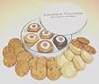 Soozies Doozies Gourmet Cookie Gift Tin. 21 Fresh Baked Cookies for All Occasions.