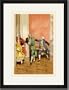 Black Framed/Matted Print 17x23, School For Scandal: The Accusation