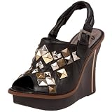 Sam Edelman Womens Juno Peep Toe Studded Wedge