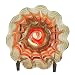 Dale Tiffany PG60524 Fire Dance Decorative Charger Plate with Stand, 17-Inch Diameter
