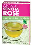 Review Eden Organic  / Eden Organic Sencha Rose Green Tea, 16 Count , Boxes (Pack of 12)