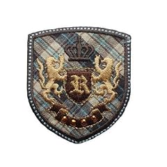 Wappen 5,5 cm * 6,2 cm B�GELBILD AUFN�HER APPLIKATION Orden Emblem Ritterorden Schulorden Ritter