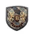 Wappen 5,5 cm * 6,2 cm B�GELBILD AUFN�HER APPLIKATION Orden Emblem Ritterorden Schulorden Ritter