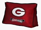 Georgia Bulldogs 23 x 16 Coordinating NCAA Sidelines Collection Wedge Pillow from Kentex