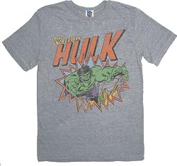 Junk Food The Incredible Hulk Break Steel Gray T-Shirt Tee