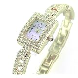 New EXCLUSIVE 18K Plated Swarovski BLING Ladies Watch by Xanadu