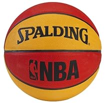 Spalding NBA Mini Basketball - Red/Orange
