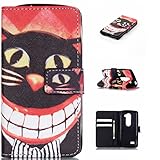 LG Leon / Tribute 2 ケース Zeebox 手帳型ケース カード収納 横開き LG Leon / Tribute 2 用 高品質 液晶保護 カバー 生涯補償付き (レッド)