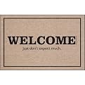 WelcomeDont Expect Much Doormat