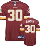 LaRon Landry Jersey: Reebok Authentic Burgundy #30 Washington Redskins Jersey