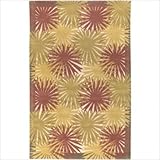 IMAGE OF Cabana Joe Sunburst Wool Rug Size: 8' x 11'
