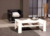 Couchtisch TOMY in Weiß 105cm x63cm