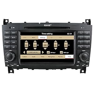 Cheap  Rupse For Benz C-Class W203 / CLK W209/ CLC C240 In-dash DVD Player With 7 Inch HD Touchscreen Video Monitor GPS Sat Navi Navigation System / Radio RDS / iPod Control / Hand-free tooth / Subwoofer Output / Steering wheel control