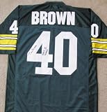 Tom Brown Autographed Jersey - Green Bay Packers Super Bowl I & II Champion