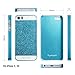 iPhone SE Case, iPhone 5/5S Case, VIM Shop® Hard Plastic Case For iPhone SE/5/5S (4.0Inch) -- Luxury Sparkle Glitter Series [Blue]