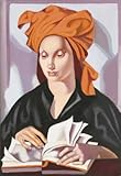 IMAGE OF Hand Made Oil Reproduction - Tamara de Lempicka - 24 x 34 inches - La Sagesse