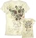 Dominus Clothing Christian Tittle Of Sovereignty KEY AND CROSS Juniors Ivory T-Shirt