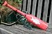 NAUTICAL OAR HANGER W/ FISH 22" RED - NAUTICAL WALL DECOR