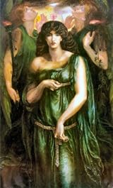 Syrian Astarte Dante Gabriel Rossetti Art Print