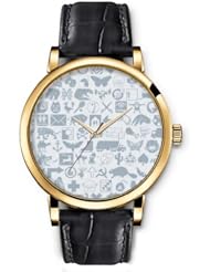 SPRAWL Aanalog Fashion Series Gold Ladies Watches of Genuine Black Leather Strap,Unique Wrist Watch for Women Girls Designed with Necessities