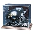 Buffalo Bills NFL Full Size Football Helmet Display Case (Wood Base)