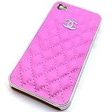 Limited Edition Chanel Logo Pink Leather Case for Apple...