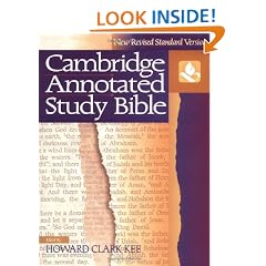 NRSV Cambridge Annotated Study Bible Hardback with jacket NR340: New Revised Standard Version Study Bible