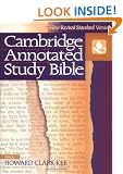 NRSV Cambridge Annotated Study Bible Hardback with jacket NR340: New Revised Standard Version Study Bible