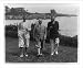 Historic Print (L): Atwater Kent, Booth Tarkington and Kenneth M. Roberts, full, walking, Kennebunkport, Mai