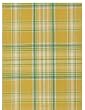 Durable Flat Weave 100% Cotton Yellow Plaid Dishtowel 18" X 28" Set / 6