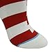 Gmark Running Socks, Women's Red, White, and Blue Patriotic American Flag Performance Crew Socks 2-Pair
