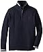 Nautica Boys' Long Sleeve Solid 1/4 Zip Sweater