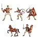 Papo Roman Soldier Set: Caesar, Caesar's Horse, Roman Centurion, Roman Legionary, Spa...