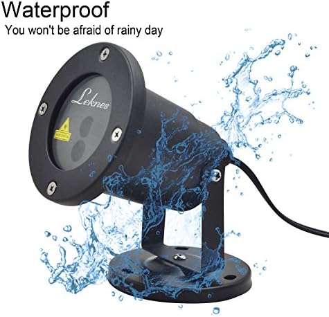 Outdoor Laser Landscape Spotlights Light Red and Green Waterproof laser Projector With Wireless Remote Control For Outdoor Garden Wall Decoration, 8 in 1 Light Modes