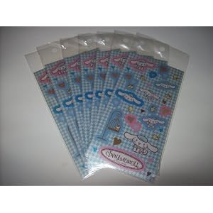 Cinnamoroll Hello Kitty Sheet of Stickers LOT OF SEVEN