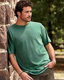 UltraClub Organic Men's Ring-Spun Short-...