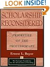 Scholarship Reconsidered: Priorities of the Professoriate