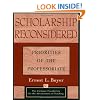 Scholarship Reconsidered: Priorities of the Professoriate