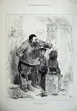 1879 ACHILLE TOILET MAN CLIPPING GROOMING DOG BARNARD