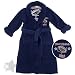 Navy Plush Football USA Bath Robe for Boys