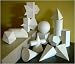 Plaster Casts- Set of 15 Geometric Shapes