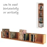 from WATSONS VIRGO - CD / DVD / Blu-ray / Video Media Wall Storage Shelf - Beech